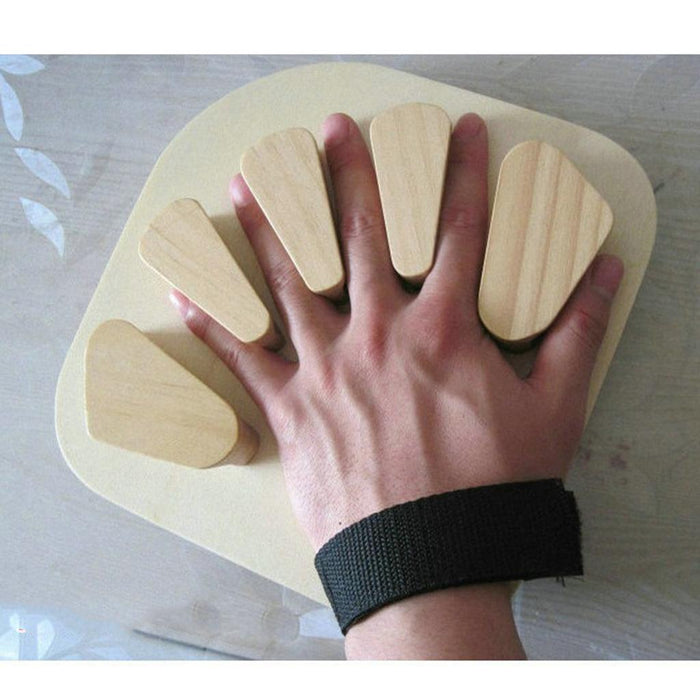 Crofta Wooden Finger Separator Splint Separate Finger Board for Men Women Older L