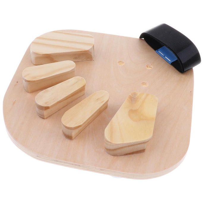 Crofta Wooden Finger Training Board Stroke Hemiplegia Finger Orthotic Fingerboard S