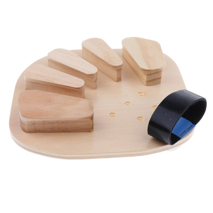 Crofta Wooden Finger Training Board Stroke Hemiplegia Finger Orthotic Fingerboard M