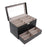 18 Grids Carbon Fiber Glasses Storage Tray Box Watch Display Case Organizer for Eyeglasses Sunglasses Eyewear Accessories