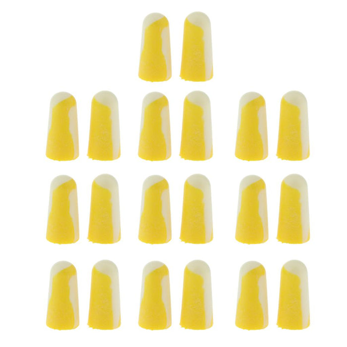 Crofta 10Pairs Adults Foam Working Study Ear Plug Noise Reduction Sleeping Earplugs