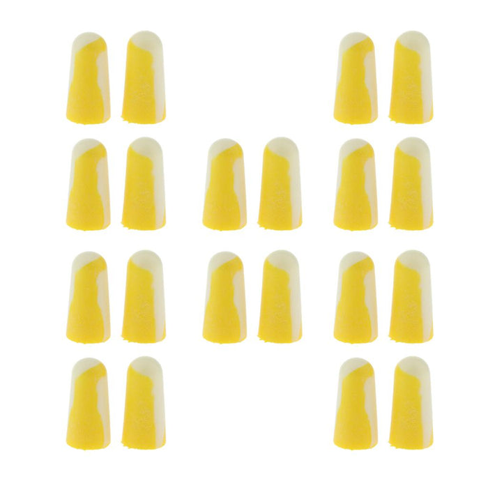 Crofta 10Pairs Adults Foam Working Study Ear Plug Noise Reduction Sleeping Earplugs