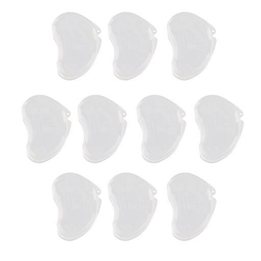 Crofta 10Pcs Small Plastic Ear Plug Case Container Portable For Pocket Purse Clear