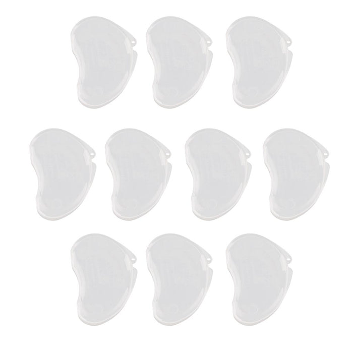 Crofta 10Pcs Small Plastic Ear Plug Case Container Portable For Pocket Purse Clear