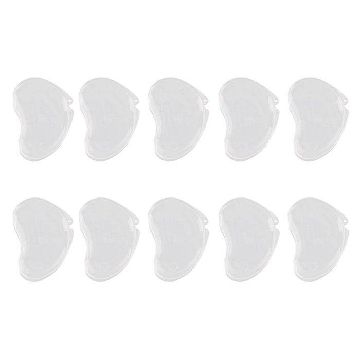 Crofta 10Pcs Small Plastic Ear Plug Case Container Portable For Pocket Purse Clear