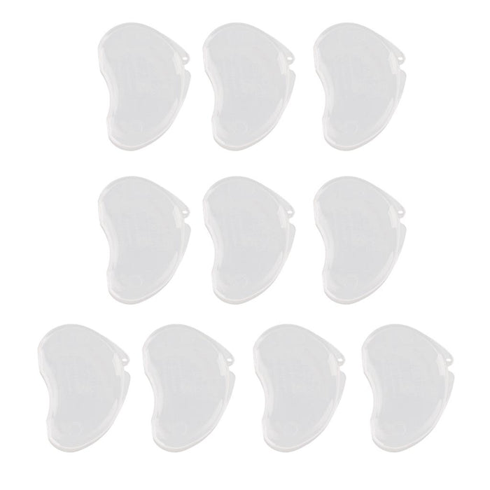 Crofta 10Pcs Small Plastic Ear Plug Case Container Portable For Pocket Purse Clear