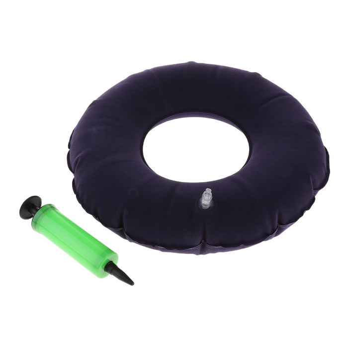 Crofta Inflatable Donut Cushion Bedsore Hemorrhoid Pain Relief with Inflator 350mm