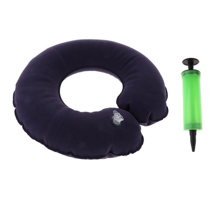 Crofta Inflatable Cushion for Tailbone Hemorrhoid Bed Sores 11cm Inner Diameter