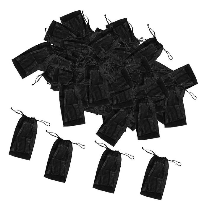 Crofta 100X Women Disposable Non-woven Underwear Panties for Beauty Spa Sauna Black