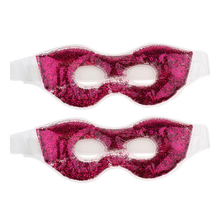 Crofta 2 Pieces Gel Eye Mask Cold Pack for Reduces Dry Puffy Relieves Dark Circles