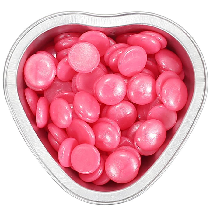 Crofta 10 Round&Heart Shaped Aluminum Foil Hair Removal Wax Bean Melting Small Bowl