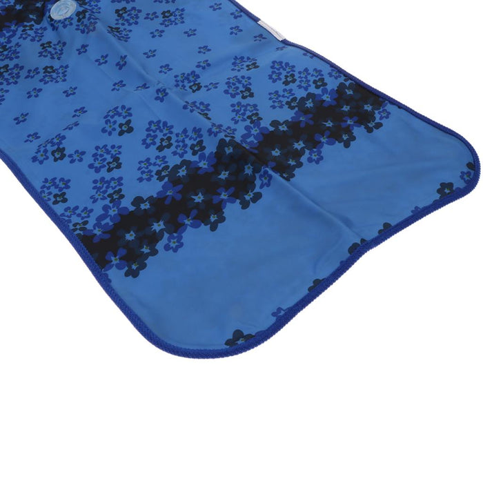 Crofta Ice Water Pillow Summer Cooling Cushion Mat for Home Car Office Dark Blue