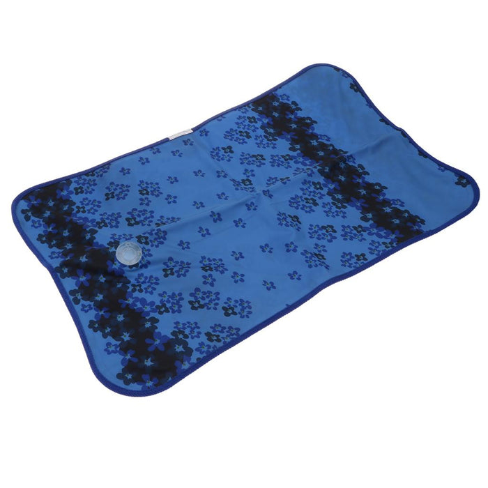 Crofta Ice Water Pillow Summer Cooling Cushion Mat for Home Car Office Dark Blue