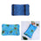 Crofta Ice Water Pillow Summer Cooling Cushion Mat for Home Car Office Dark Blue