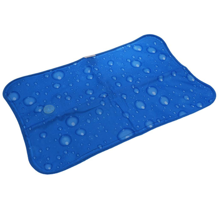 Crofta Ice Water Pillow Summer Cool Cushion for Home Car Office Travel Dark Blue