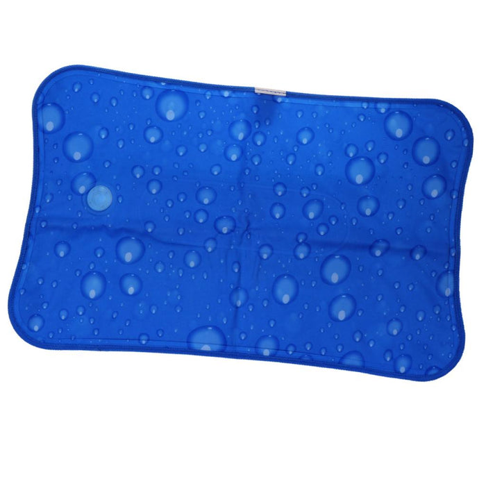 Crofta Ice Water Pillow Summer Cool Cushion for Home Car Office Travel Dark Blue