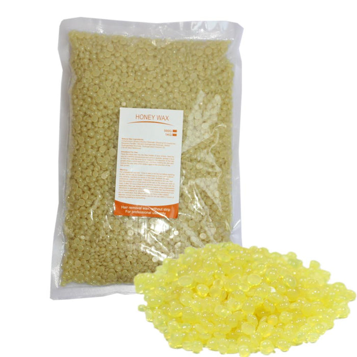 Crofta 1000g Wax Beans Hair Removal Face Leg Depilatory Hard Wax Pellets Honey