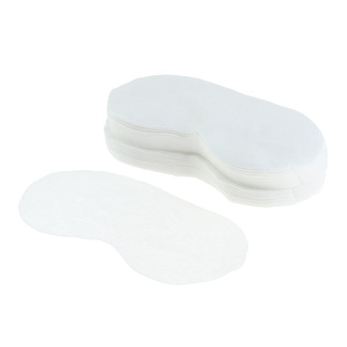 Crofta 100Pcs Universal Hygiene Eye Face Mask For Eye Massager White With Straps