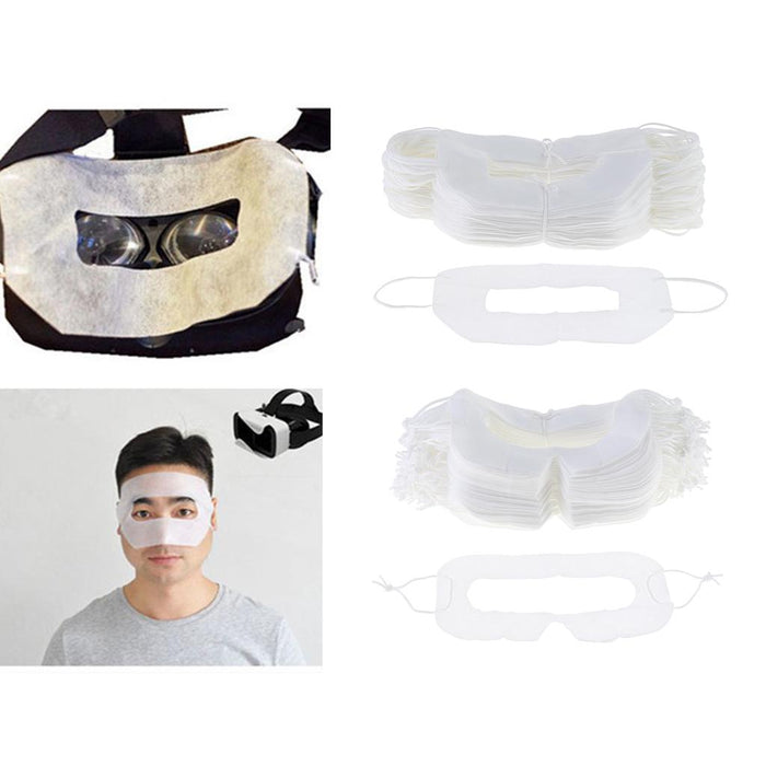 100X Disposable Non-woven VR Sanitary Eye Masks for Oculus Rift CV1 Htcvivew