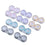 Crofta 10 Pieces Portable Contact Lens Soaking Case Container Holder Storage Box