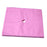 Crofta 100 Pcs Disposable Non Woven Face Rest Cradle Covers With Cross Cut Pink