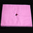 Crofta 100 Pcs Disposable Non Woven Face Rest Cradle Covers With Cross Cut Pink