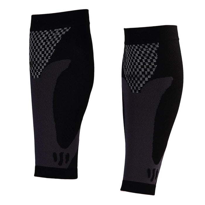 Crofta 1Pair Sports Calf Compression Sleeves Shin Splint Leg Support Brace Wraps M