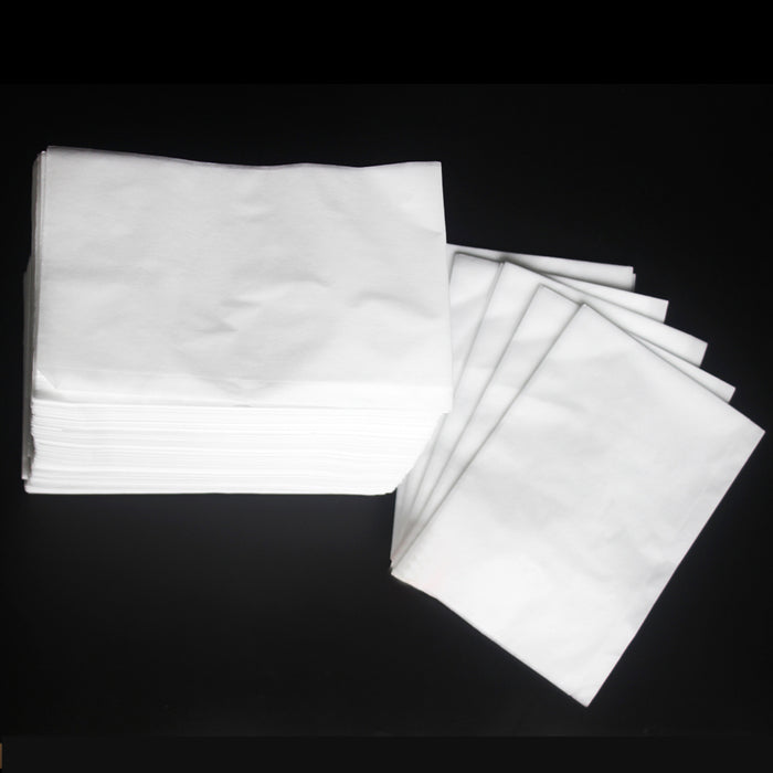 Crofta 100 Pcs Non-woven Disposable Massage Table Sheet Bed Cover 80x180cm White