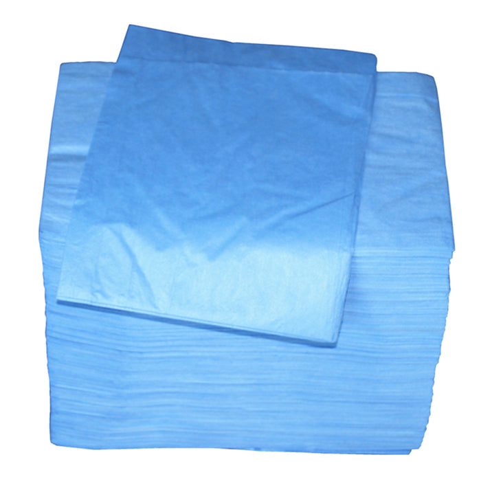 Crofta 100 Pcs Non-woven Disposable Massage Table Sheet Bed Cover 80x180cm Blue