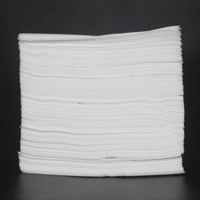 Crofta 100 Pcs Non-woven Disposable Massage Table Sheet Bed Cover 70x170cm White