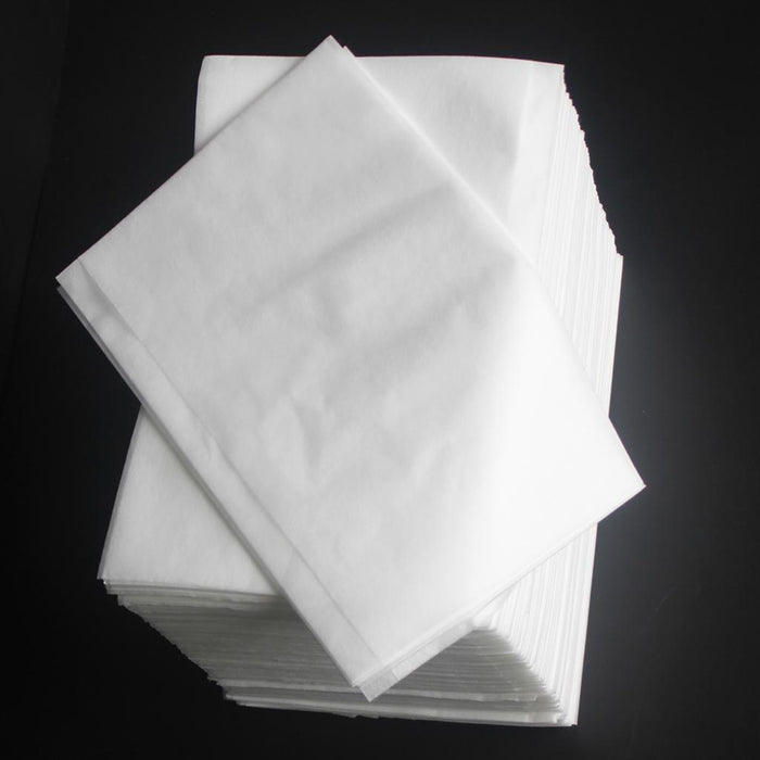 Crofta 100 Pcs Non-woven Disposable Massage Table Sheet Bed Cover 70x170cm White