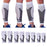 Crofta 1 Pair Sports  Running Calf Compression Sleeves Leg Guard Wrap White S