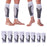 Crofta 1 Pair Sports  Running Calf Compression Sleeves Leg Guard Wrap White S