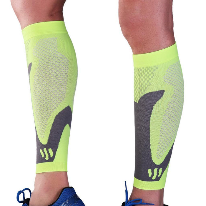 Crofta 1 Pair Sports  Running Calf Compression Sleeves Leg Shin Guard Socks S