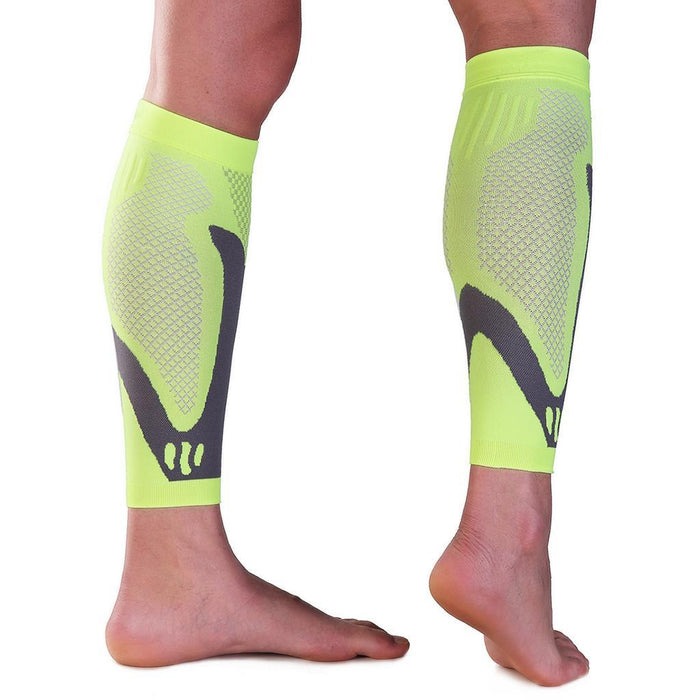 Crofta 1 Pair Sports  Running Calf Compression Sleeves Leg Shin Guard Socks S