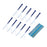 Crofta 10Pcs Teeth Whitening Gel Remove Stain Oral Hygiene Dental Care Beauty Teeth