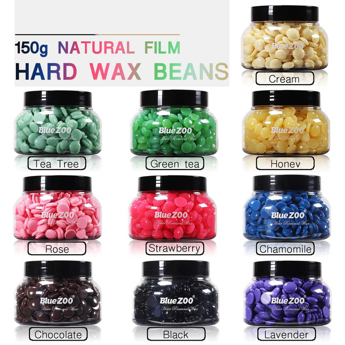 Crofta 150g Hard Wax Bean Hair Removal Bikini Depilatory No Strip Pellet Lavender