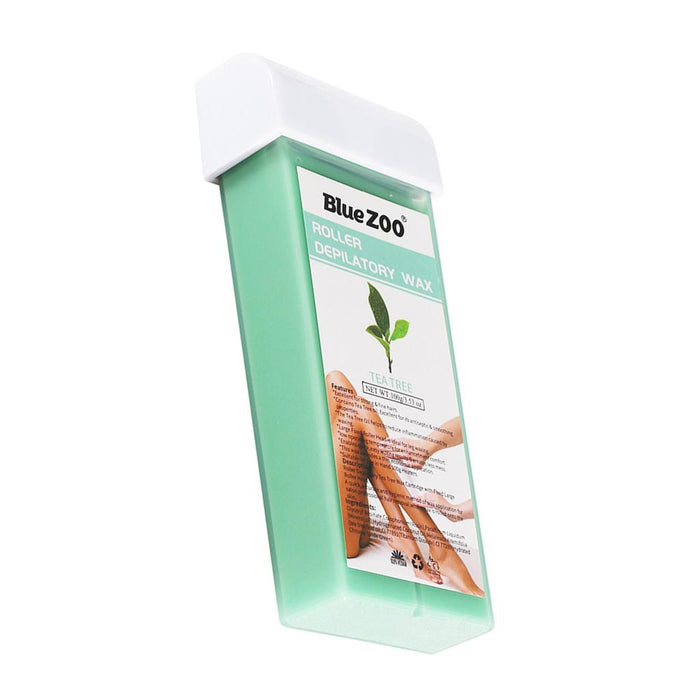 Crofta 100g/Bottle Depilatory Wax Cartridge Heater Waxing Hair Removal Tea Tree