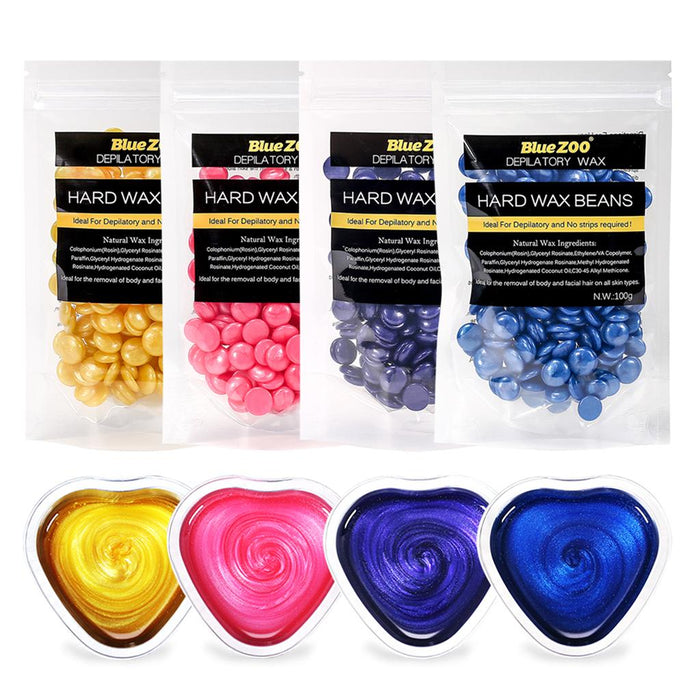 Crofta 100g Depilatory Hot Hard Wax Beans Pellet Body Bikini Hair Removal Chamomile