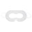 Crofta 100 Pcs/Pack Disposable Face Cover Mask for Oculus Rift CV1/Htcvive White