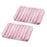 Crofta 2 Pcs Silicone Soap Dish Soap Holder Soap box Plate Tray  Pink white