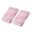 Crofta 2 Pcs Silicone Soap Dish Soap Holder Soap box Plate Tray  Pink white