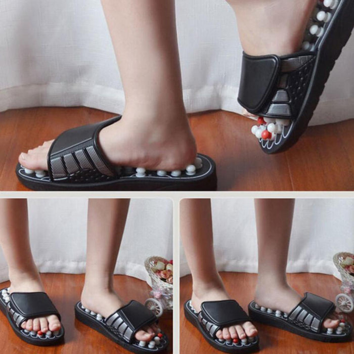 Crofta 1 Pair Foot Massager Slipper Trigger Point Acupressure Massage Sandals 39