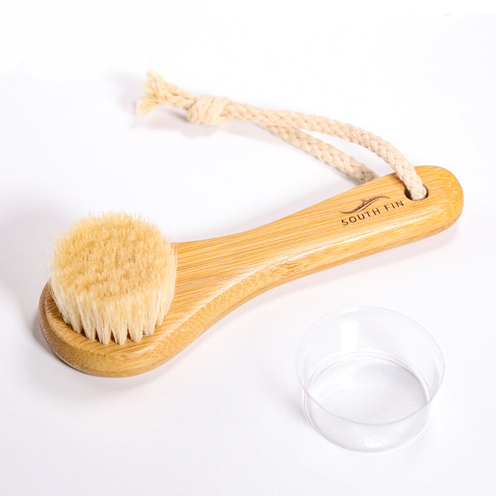 Crofta Wood Deep Pore Cleansing Exfoliating Face Brush Dry Skin Cleaning Scrubber