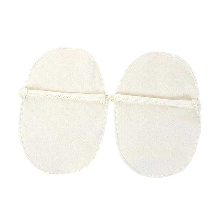 Crofta 1 Pair Reusable Washable Underarm Armpit Sweat Absorbing Pads Shieds White