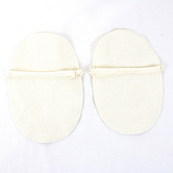 Crofta 1 Pair Reusable Washable Underarm Armpit Sweat Absorbing Pads Shieds White