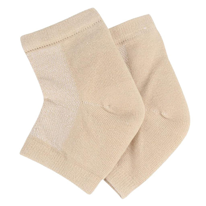 Crofta 1 Pair Vented Open Toe Heel Socks Sleeves Protector for Cracked Feet Skin