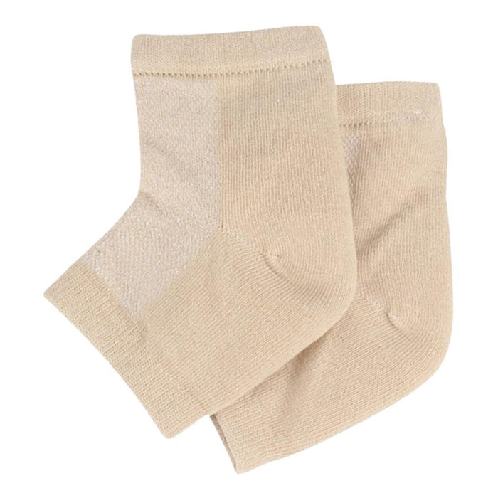 Crofta 1 Pair Vented Open Toe Heel Socks Sleeves Protector for Cracked Feet Skin