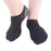 Crofta 1Pair Spa Gel Socks Moisturising Dry Heel Repair Crack Foot Skin Care Black