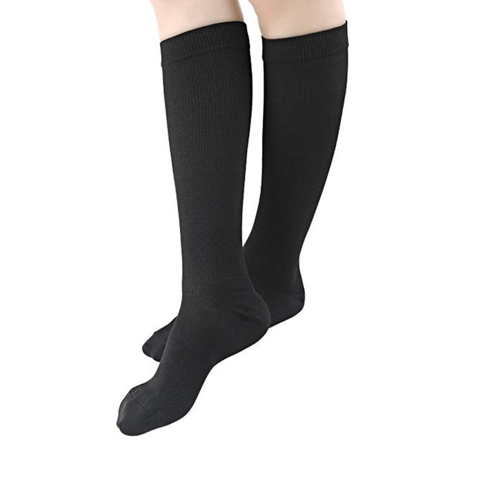 Crofta Women Compression Knee High Sock for Athletic Running Flight Travel S M